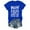 Blue, variant on WZXFASHION Teacher Retired Tshirts Womens Retirement Class Of 2025 Countdown In Graphic Tees Funny V Neck T Shirt Clearance Items Women's Short sleeve T-shirt