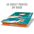 thumbnail image 6 of YouTheFan NFL Miami Dolphins 2' x 3' Cornhole Game, 6 of 6
