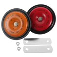 thumbnail image 5 of 2pcs Universal Car Horn Kit 12V High and Low Tone Snail Horns Waterproof Loud High Decibel Car Horns for Motorcycle Car Replacement, 5 of 5