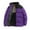Purple, variant on Aueoeo Men Puffer Jacket Winter Coats Water Resistanted Long Sleeve Zip Up Lightweight Quilted Down Jackets on Clearance