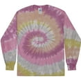thumbnail image 2 of Colortone Tie-Dye Long Sleeve T-Shirts Men Adult S to 3XL, 2 of 4