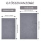 thumbnail image 2 of Alfombra de baño antideslizante con microfibra de chenilla, absorbente, suave, lavable a máquina, para ducha, inodoro, 40 x 60 cm (gris oscuro), 2 of 7