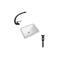 thumbnail image 1 of DROP Bath and Kitchen DR091115 Undermount Bathroom Sink Set, 1 of 6