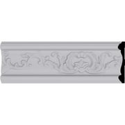 5 1/8"H x 7/8"P x 94 1/2"L Versailles Floral Leaf Panel Moulding