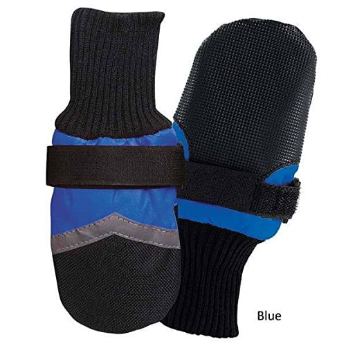 Guardian Gear Durable Oxford Fabric Boots For Dog Paws - For Use In Snow Rain and All Weather (xLarge Oxford Fabric - Blue)