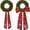 A2, variant on 2 Pack Wreath Sash for Front Door Wreath Sash Plaid Sashes Yard Doorway Indoor Outdoor Wall Ribbon Bow Home Decor
