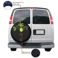 thumbnail image 4 of KAKALAD Little Frog On Branch Tree In Rainforest Nature Spare Tire Cover Universal Vehicle Accessories Buckle Car Tools 14”in, 4 of 6