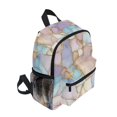 thumbnail image 2 of FORMRS School Backpack with Front Zippered Pocket 12" Student Travel Daypack, Elegant Marble Pattern, 2 of 6
