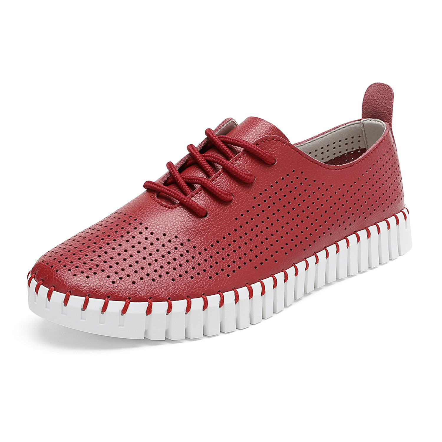 Dream Pairs Women Loafer Shoes Comfort Lightweight Flats Casual Lace Up