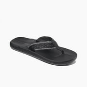 Reef Sandals - Men's Flip Flops - Smoothy - Black - RF0A3OMO - BLA