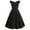 B163 Black plus size summer dresses Clearance Under $5, variant on Fashion Flash Deals Cagogo Women Vintage Off Shoulder High Waist Elegant Evening Party Dress V Neck Short Sleeves Wedding Cocktail A Line Midi Gown Audrey Hepburn Dress