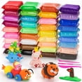 thumbnail image 1 of Modeling Clay Kit - 36 Colors Air Dry Ultra Light Clay, Safe & Non-Toxic, Great Gift for Kids(10g), 1 of 7