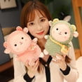 thumbnail image 3 of 31CM Cute Chubby Sheep Plush Toys Lovely Rainbow Alpacasso Pillow Infant Appease Dolls Stuffed Soft for Girls Sweet Gifts, 3 of 3