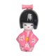 thumbnail image 3 of Muñeca geisha japonesa en miniatura, estatuilla, figura Kabuki, adorno folclórico coleccionable Rosa B, 3 of 9