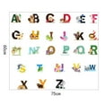 thumbnail image 7 of Ludlz 3Pcs Colourful Animal Alphabet ABC Kids Wall Stickers Wall Decals Peel and Stick Removable Wall Stickers for Kids Nursery Bedroom Living Room d茅cor Home Decor, 7 of 7