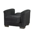 thumbnail image 4 of Ottomanson Origins Pro Convertible Arm Chair, Black Microfiber Fabric, 4 of 5