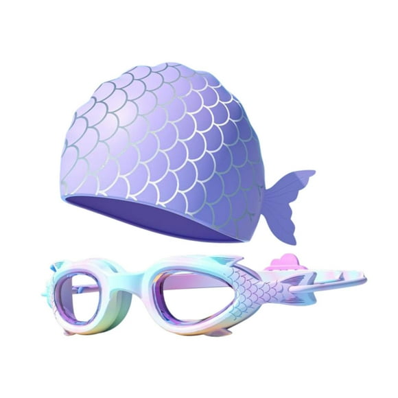 Gafas de natación Capa de natación de silicona Gafas de natación Correa ajustable Combias de gafas de baños para niñas para niños