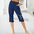 thumbnail image 3 of WILLBEST Pantalones Casuales para Mujer, de Moda, con Cintura Elástica, Cómodos, para Playa, para Uso Diario. Chica, 3 of 4
