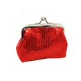 thumbnail image 1 of Guardurnaity Monedero pequeño con lentejuelas para mujer, tarjetero, monedero, bolso de mano para regalo de festival Carteras rojo Guardurnaity BB2835-07, 1 of 3