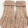 thumbnail image 4 of Warm Winter Knit Hat And Scarf Set Cozy Soft Yarn For Cold Weather Outdoor Activities, 4 of 5