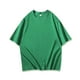 thumbnail image 1 of pstuiky camisetas de hombre, Camisa informal de manga corta con cuello redondo y estampado de cera lavada de color liso para hombre ropa de hombre m, 1 of 4