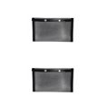 thumbnail image 4 of Transemion Sac de Grillage pour Barbecue Antiadhésif Résistant à la Chaleur Pochette Réutilisable Lavable Accessoires de Grillage Extérieur Noir 22x27cm 2Ensemble, 4 of 6