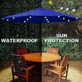 thumbnail image 3 of Patio Umbrella Clearance 9 ft Sunbrella,Outdoor Table Umbrella with 40 LED Solar Lights of Waterproof for Garden, Deck, Backyard, Pool and Beach, 3 of 5