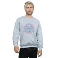 thumbnail image 2 of Harry Potter Mens Neon Deathly Hallows Sweatshirt, 2 of 5