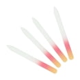 thumbnail image 5 of Unique Bargains Dual-Color Glass Multifunctional Nail File 4 Pcs Yellow Gradient Red, 5 of 6