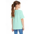 thumbnail image 3 of Hanes 5480 Youth Essential-T T-Shirt - Clean Mint - XL, 3 of 4