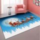thumbnail image 5 of Alfombra de área redonda de copo de nieve de plástico, alfombrilla de piso de círculo lindo de nieve de Navidad para interiores y exteriores, hecha en China Sincero Hogar, 5 of 6