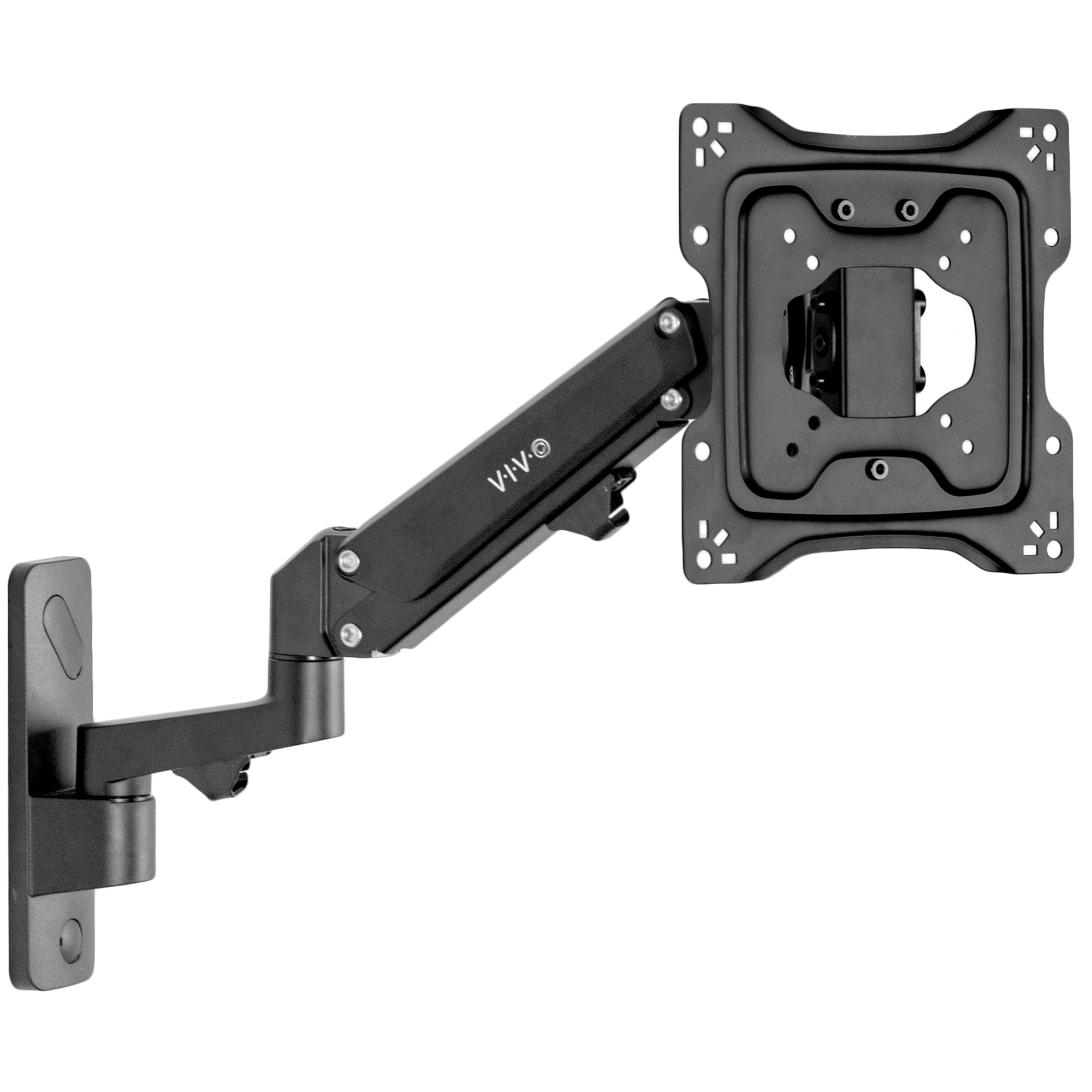 VIVO Premium Aluminum Single TV Wall Mount Adjustable Arm for Screens