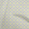 thumbnail image 1 of oneOone Cotton Poplin Twill Yellow Fabric Arabic Moroccan Craft Projects Decor Fabric Printed By The Yard 56 Inch Wide, 1 of 4