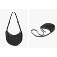 thumbnail image 2 of NANAHuang Saddle Bag for Women PU Crescent Bag Casual Shoulder Bag for Travel Designer Handbag Purses Trendy Hobo Handbag, 2 of 8