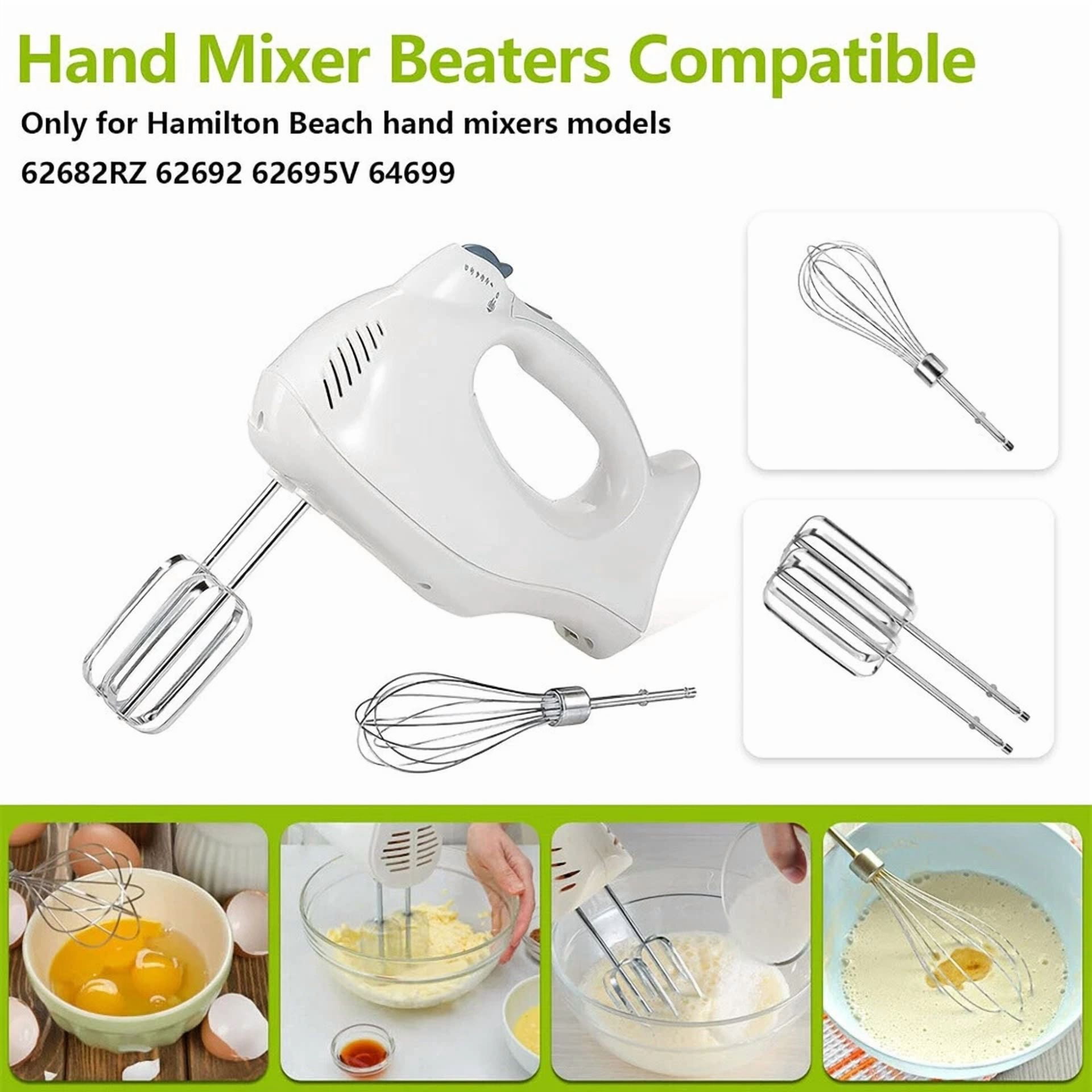 KLYNE - Hand Mixer Beaters Compatible With Hamilton Beach Hand Mixer 62682Rz 62692 62695