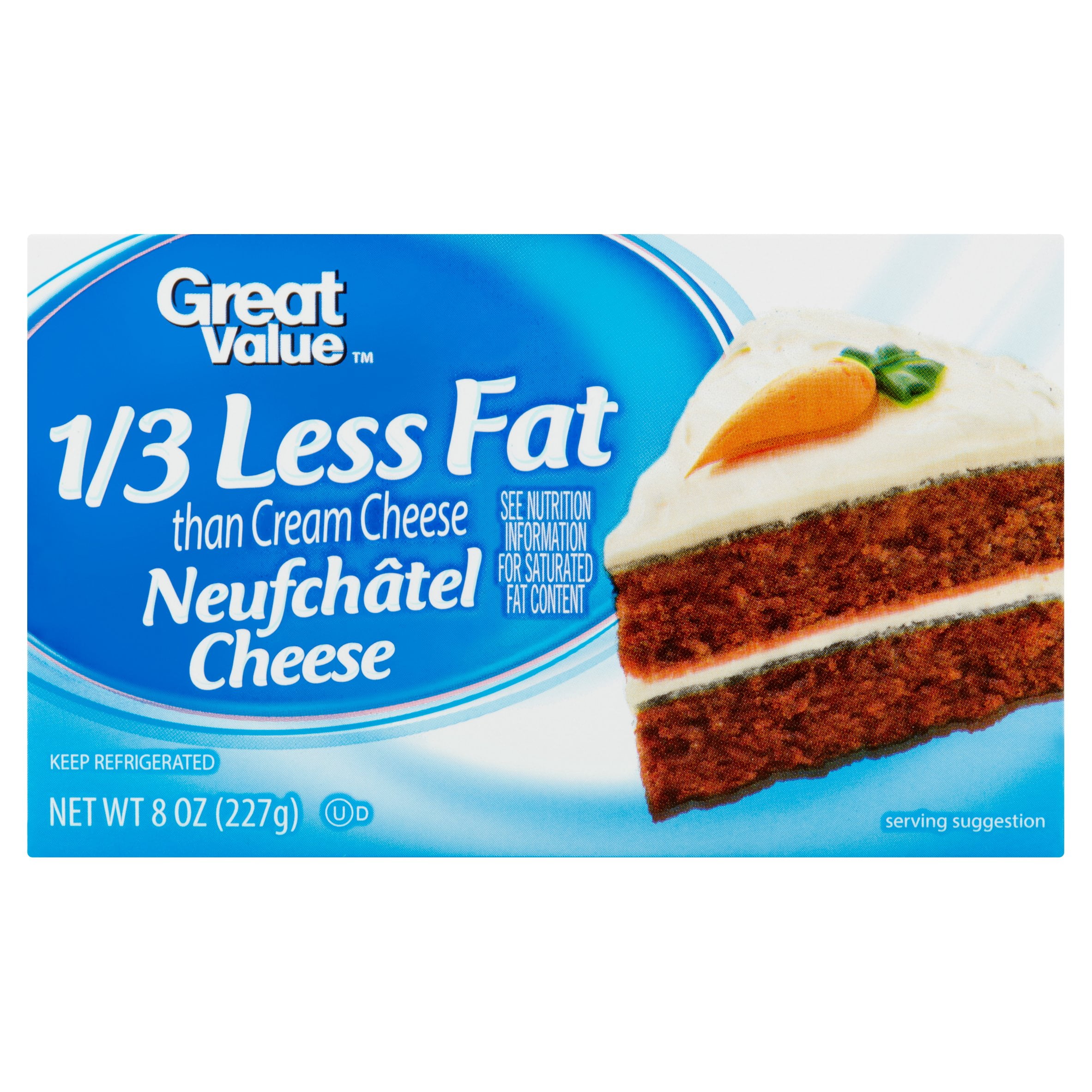 Great Value Neufchâtel Cheese, 8 oz by Wal-Mart Stores, Inc.