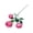 Hot Pink, variant on PPKVUFD 1 Pack Rose Artificial Flowers Bouquet, 3 Silk Rose Heads Per Pack, Rose Bouquets for Wedding Centerpiece Decorations, Faux Floral Arrangements Bridal Shower Party Home Table Decor