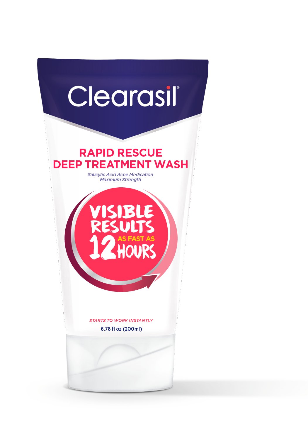 Clearasil Rapid Rescue Deep Treatment Wash, Normal to Oily Skin, 6.78 fl oz (Pack of 3)