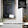thumbnail image 6 of Ilyapa Extra Large Black Magnet Board for Wall - 58 x 25 Inch Wood Wall Hanging Menu for Restaurant, Food Truck, Kitchen or First Day, Barnwood Color, 6 of 7