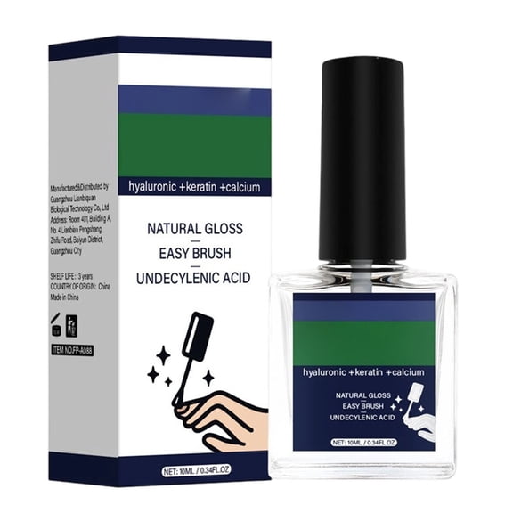 Hyaluronic Acid for Nails,Effective Natural Nail Repair Solution,Multi-Purpose Nail Repair,Nail Solution for Discolored and Damaged Nails,Effectively Improves Nails for a More Beautiful Appearance