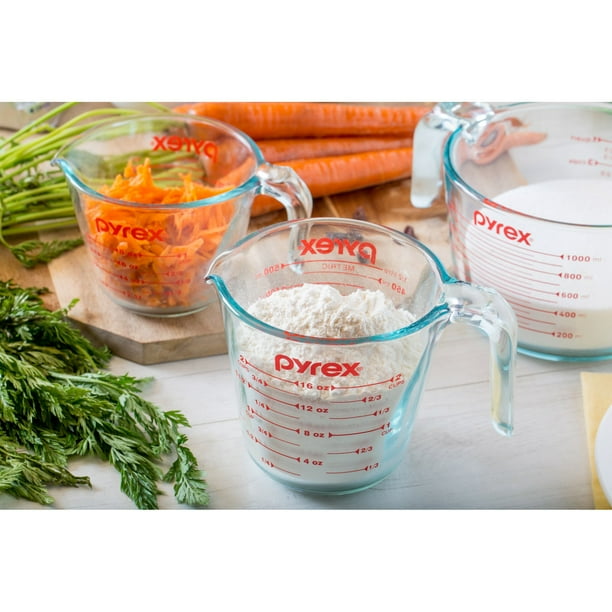 Pyrex Glass Measuring Cup Set, 3-piece - Walmart.ca