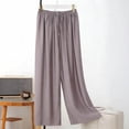 thumbnail image 3 of Iyufng Women's Soft Pajama Pants, Lightweight Wide Leg Loose Fit Sleep Pants, 3 of 5