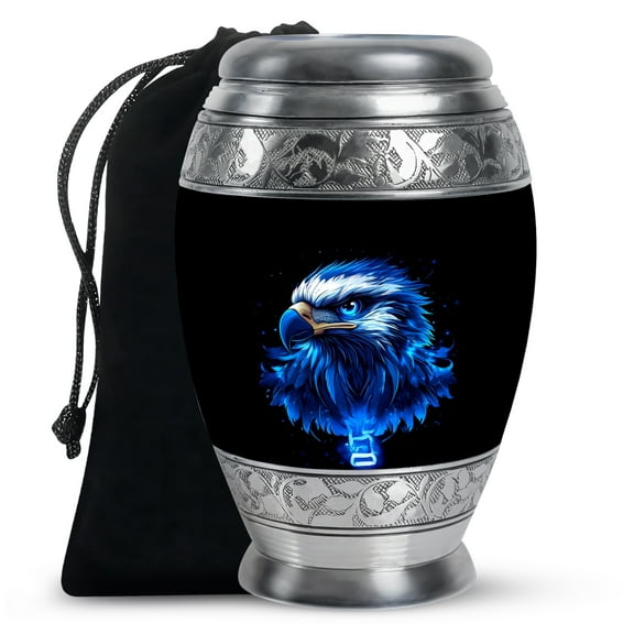 KARYLIZ Eagle Urns For Human Ashes - Cremation Urns For Human Ashes - Decorative Urn for Ashes for Women - Memorial Urn for Ashes Adult Male - Funeral For Adult Ashes Men