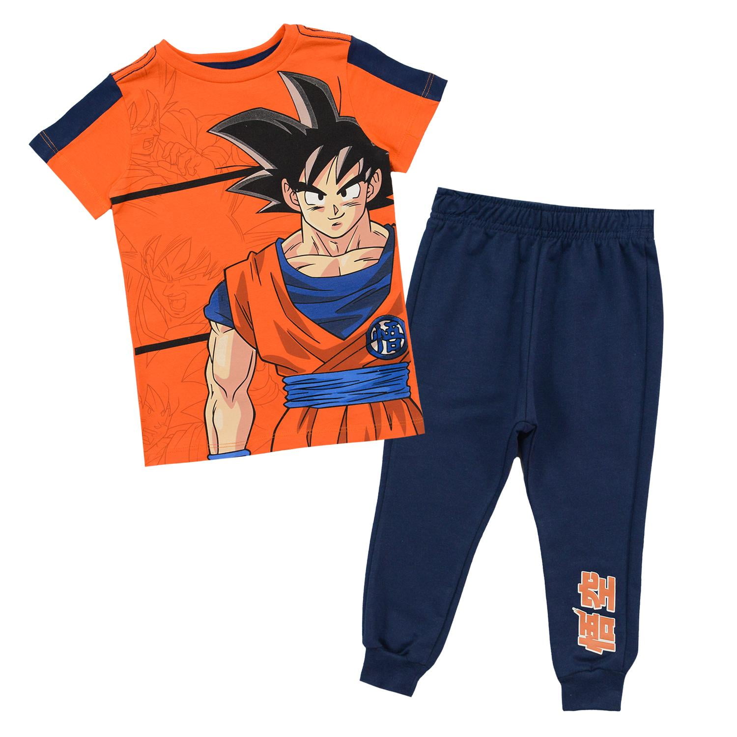 Conjunto Dragon Ball Z Goku Niño Moda naranja Blip Kids X1181