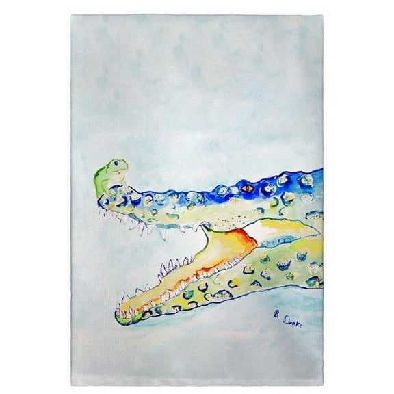 Betsy Drake GT1004 Croc & Frog Guest Towel