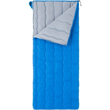 Ozark Trail 40F Deluxe Cool Weather Sleeping Bag, Blue