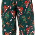 thumbnail image 4 of Scooby-Doo Pajamas Boys' Candy Cane Design Flannel Lounge Sleep Pants, 4 of 7