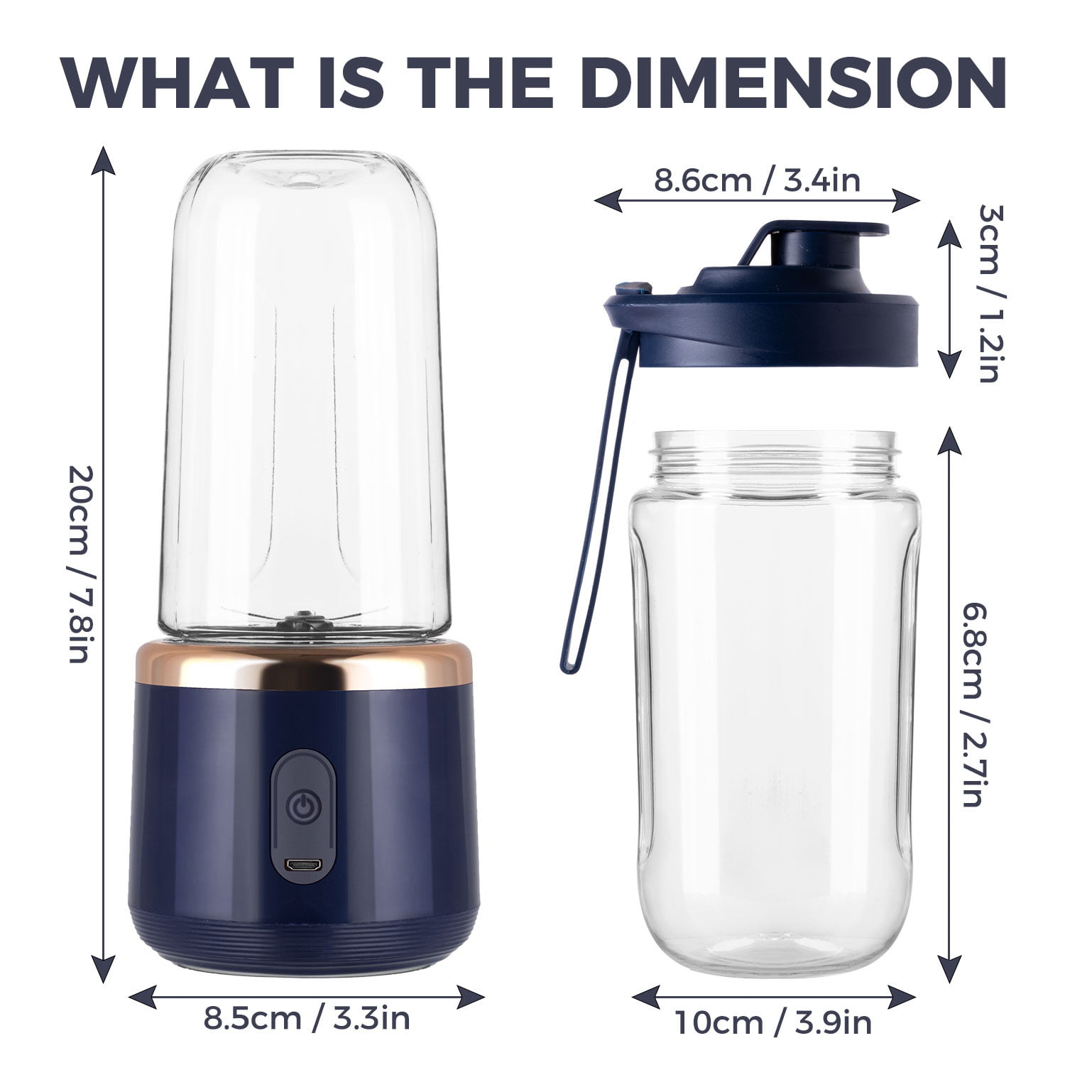 TopBlend Portable Bottle Blender – STARBREW