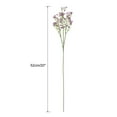 thumbnail image 2 of Flores Artificiales de Gypsophila Morada Claro para chicos, 3 Ramas, 15 Piezas, Tacto Real, 2 of 6