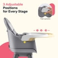 thumbnail image 5 of HARPPA 8-in-1 Baby High Chair, Convertible Feeding Chair for Babies and Toddlers, Gray, 5 of 11